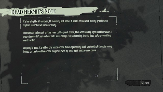 Image for Dead Hermit's Note