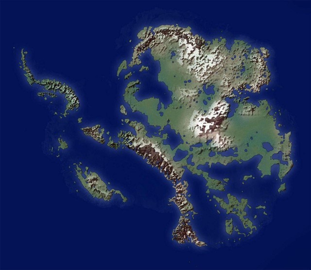 Image for How Antarctica would look if all the ice melted